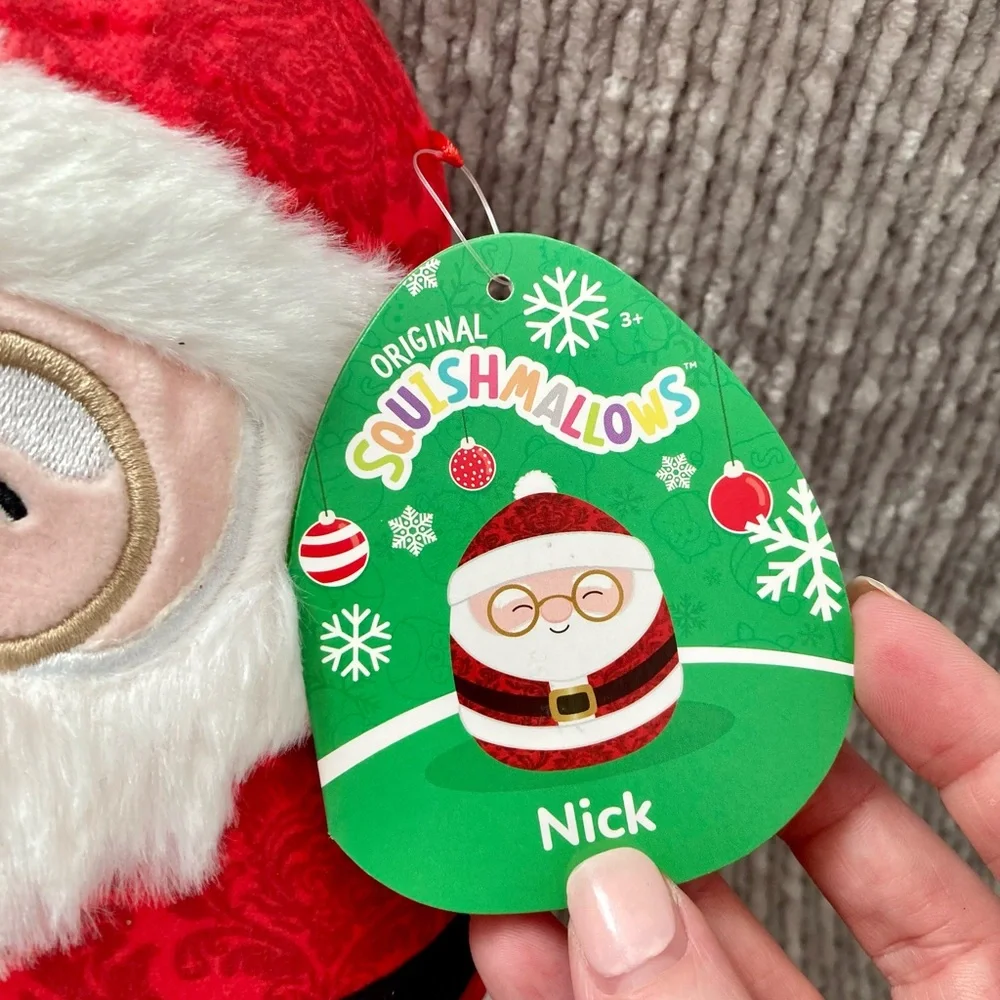 NICK Santa Claus Squishmallow, Christmas 2022,‎ Kelly Toy, holiday, NWT
